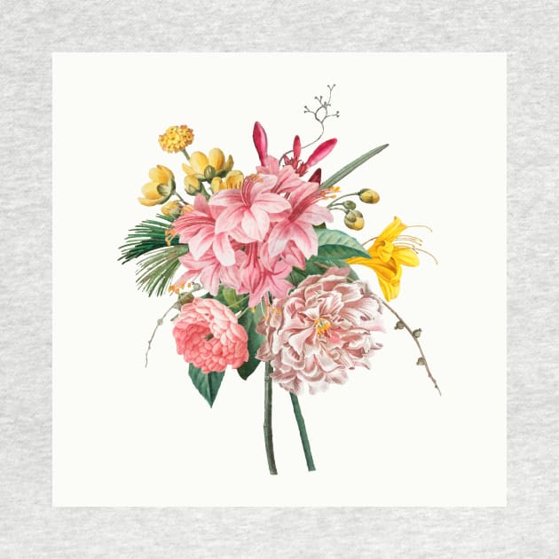 flowers bouquet vector painting by T-SHIRT-2020